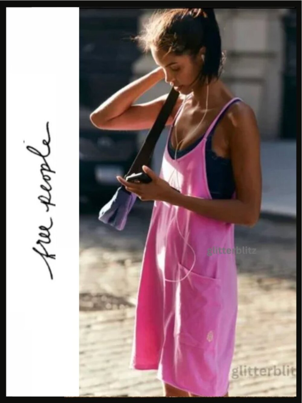 Free People Hot Shot Romper 💕 Neon Magenta Pink - Large - Factory Sealed